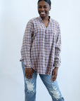 Pink and purple flannel for women from Favored and Common