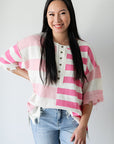 Striped Bliss Sweater Shirt