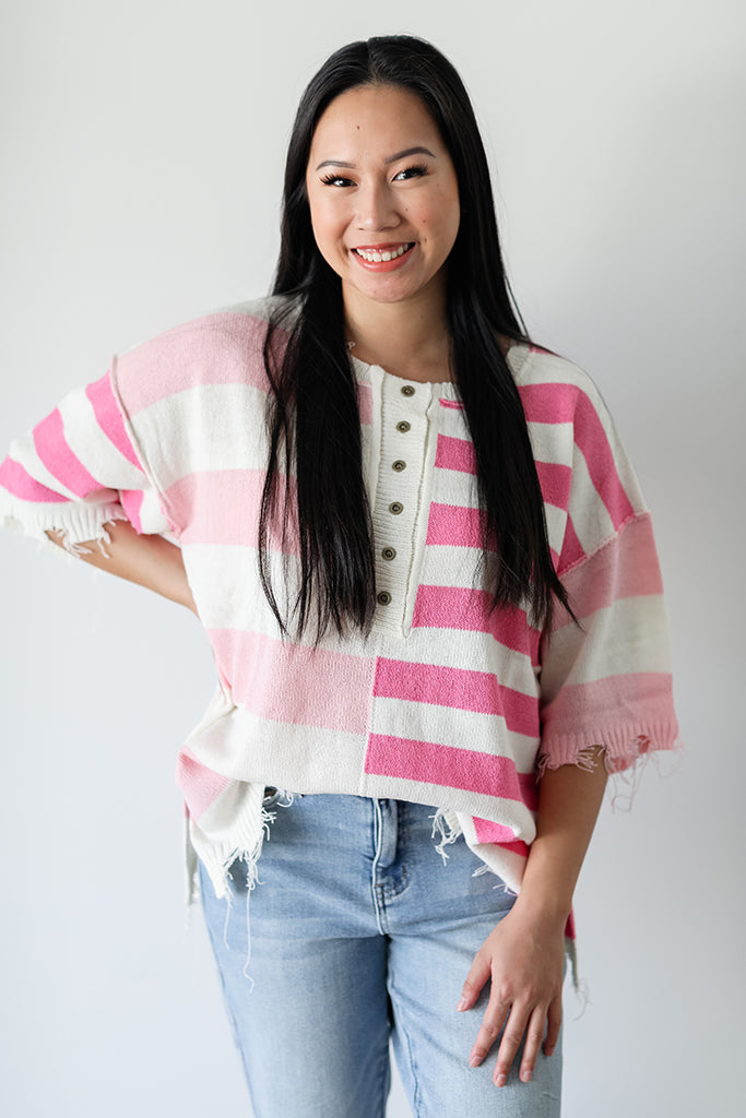 Striped Bliss Sweater Shirt