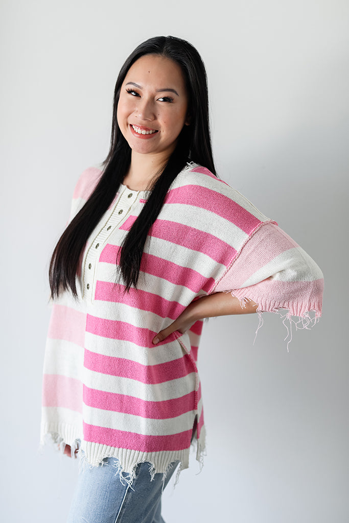 Striped Bliss Sweater Shirt