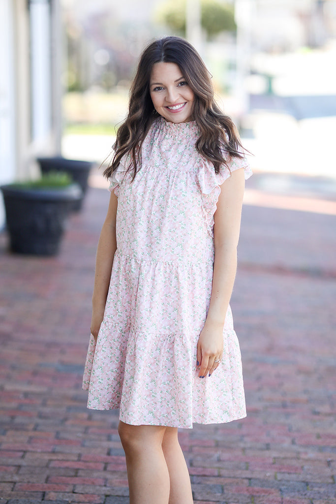 Spring Floral Mini Dress