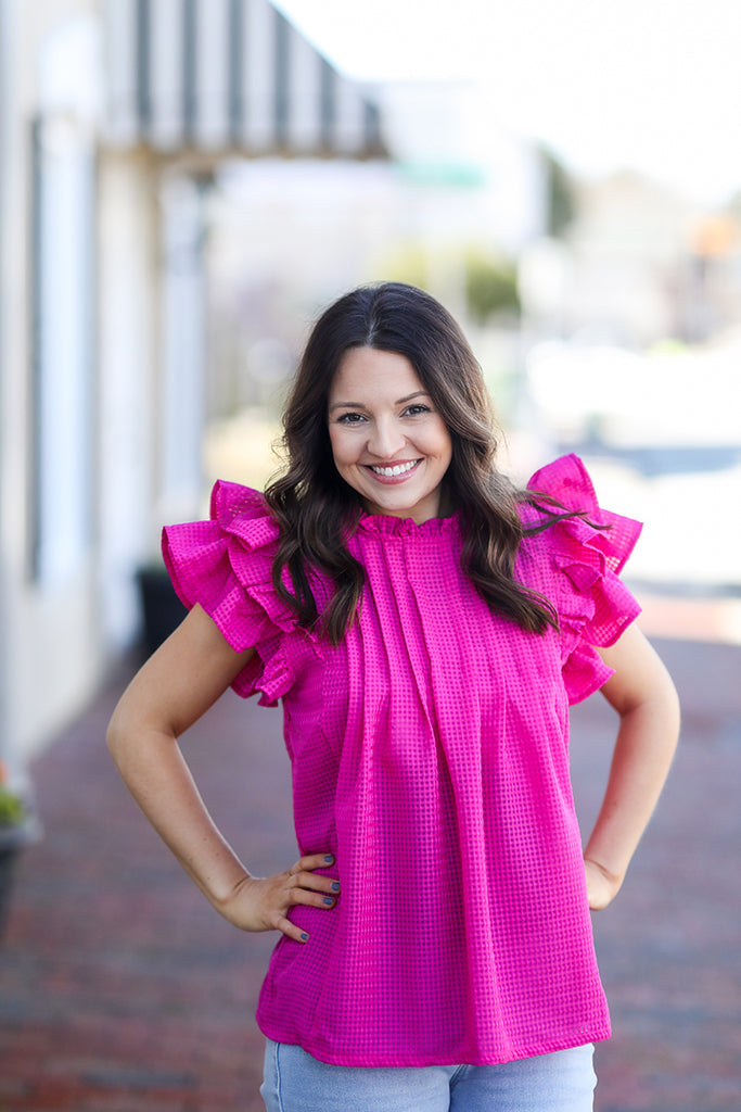 Raspberry Fields Blouse