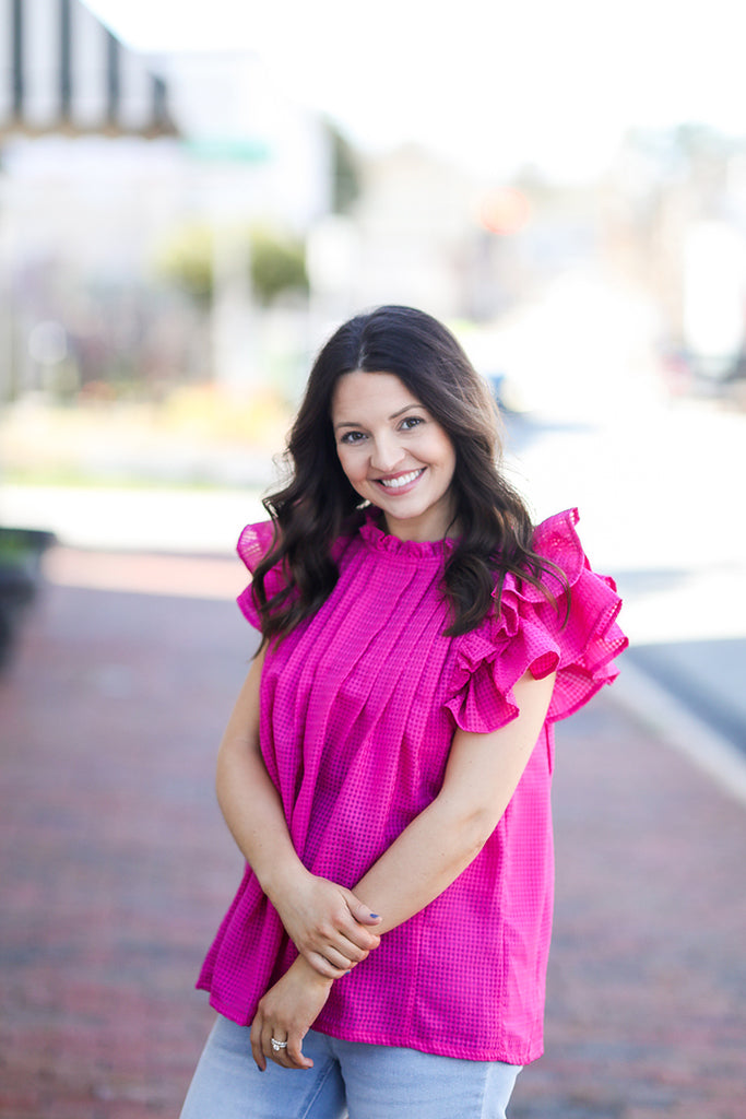 Raspberry Fields Blouse