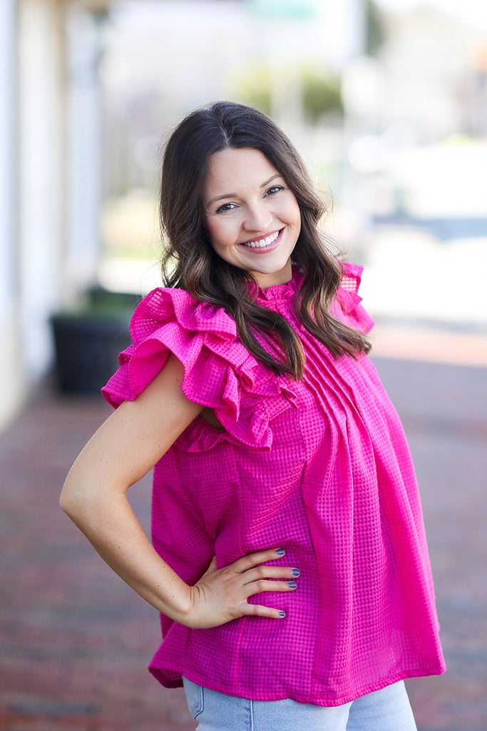 Raspberry Fields Blouse