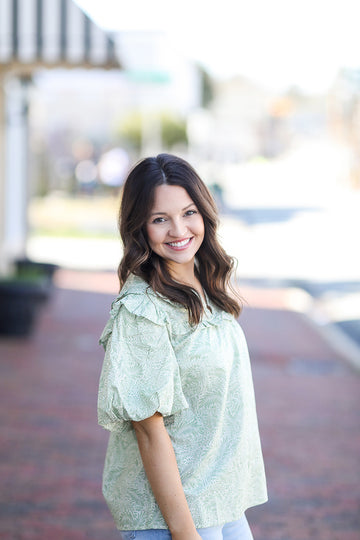 Serene Sage Blouse