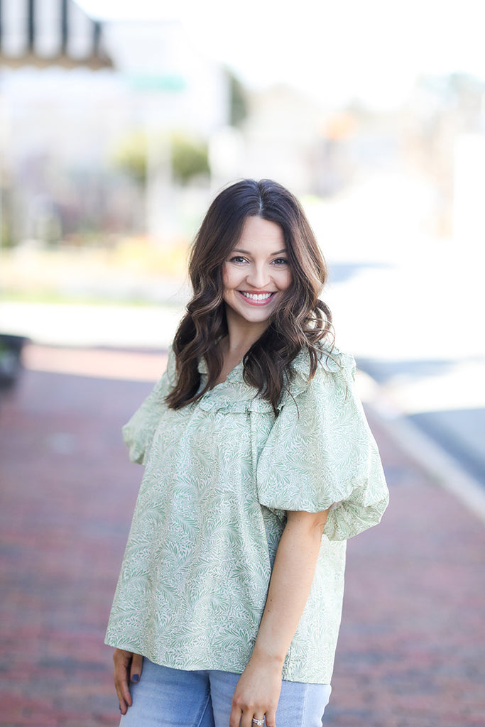 Serene Sage Blouse