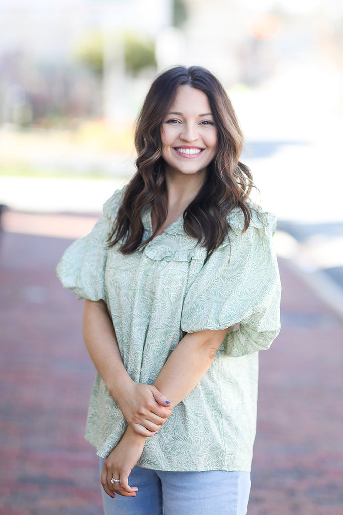 Serene Sage Blouse