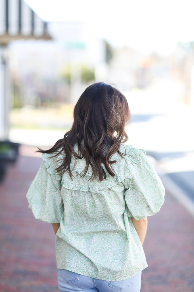 Serene Sage Blouse