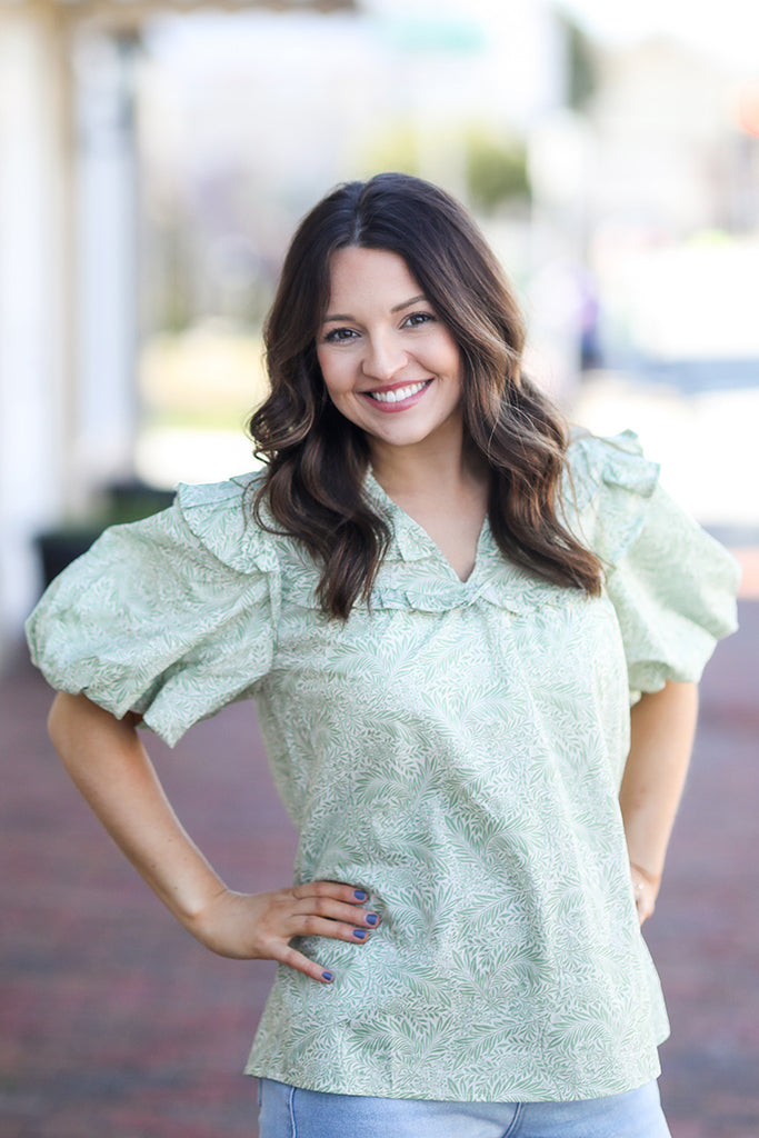 Serene Sage Blouse