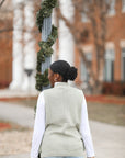 Sage green sweater vest for women from Favored and Common