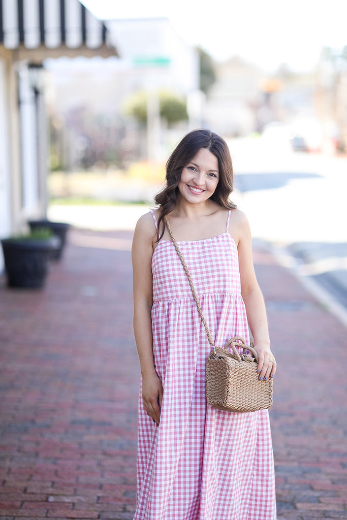 Straw Cross Body Purse