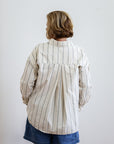 Act Natural Striped Button Down Shirt