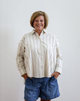 Act Natural Striped Button Down Shirt