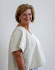 Tie It In A Bow Striped Blouse