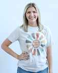 Sunshine graphic tee for women from Favored And Common online boutique