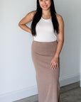 Effortless Knit Maxi Skirt