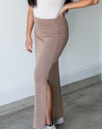 Effortless Knit Maxi Skirt