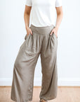 Relaxed Elegance Wide Leg Pants | Black