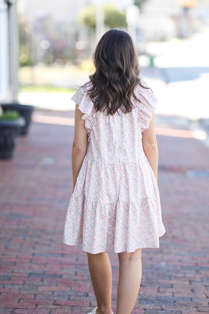 Spring Floral Mini Dress