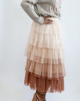 Tiered layered mesh skirt from Favored And Common in NC