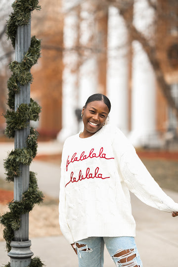 Cable knit sweater for women from Favored And Common