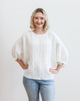 Casual Goddess White Blouse
