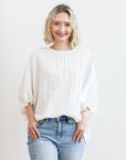 Casual Goddess White Blouse
