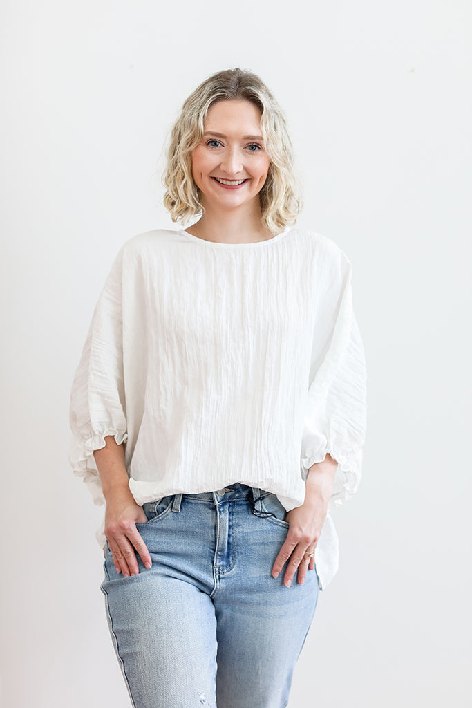 Casual Goddess White Blouse