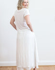 Last Call White Maxi Skirt