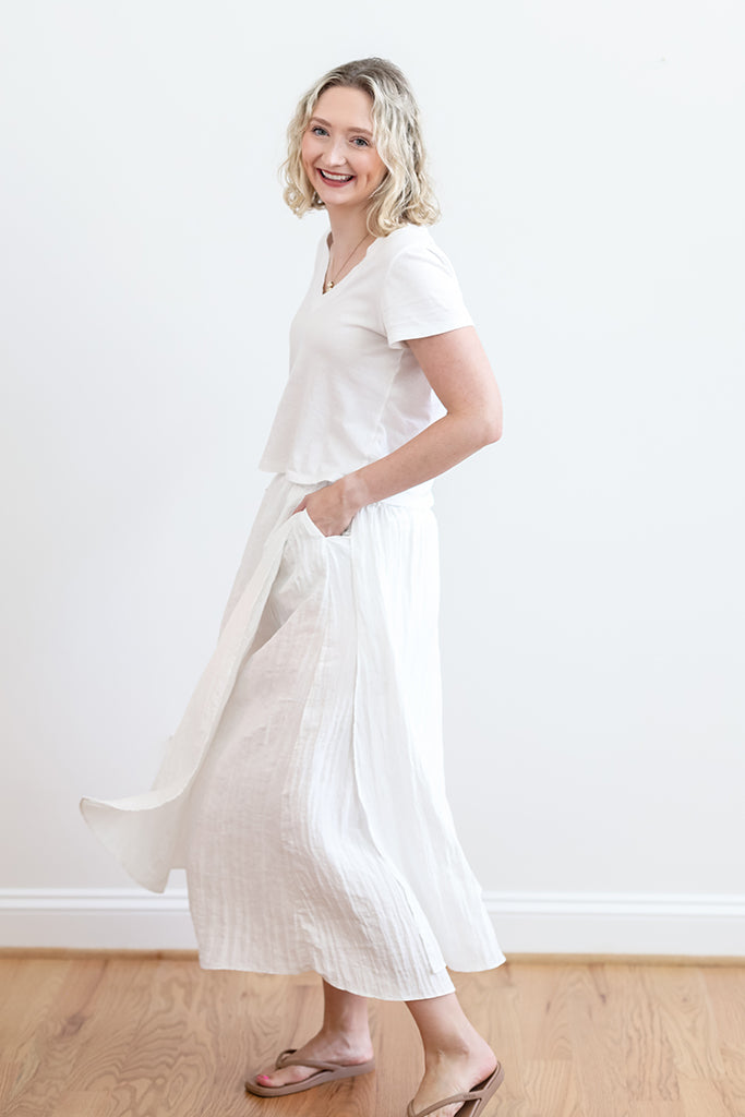 Last Call White Maxi Skirt