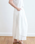 Last Call White Maxi Skirt
