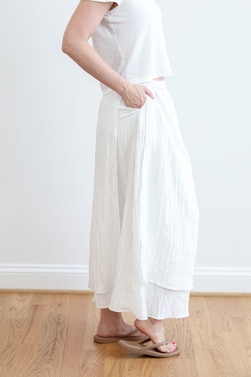 Last Call White Maxi Skirt