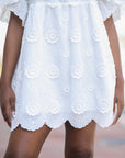 Pure Petal Mini Dress