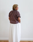Subtle and Sweet White Midi Skirt