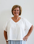 Tie It In A Bow White Blouse