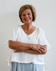 Tie It In A Bow White Blouse