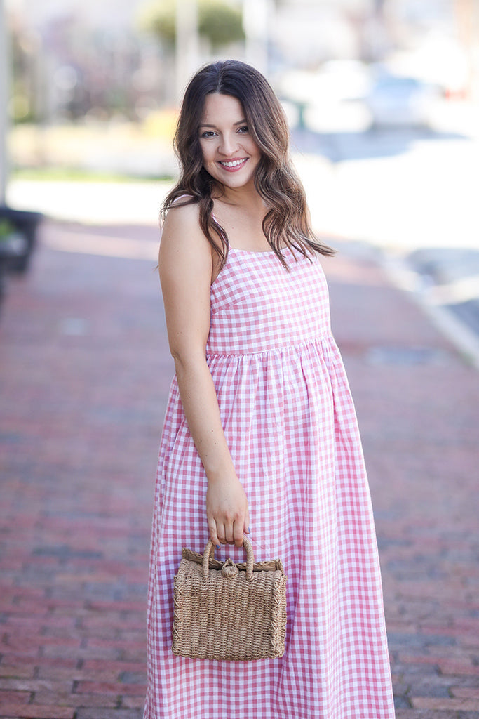 Straw Cross Body Purse