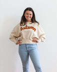 Happy Autumn Crew Neck Sweatshirt