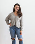 Cozy Up Grey Cardigan