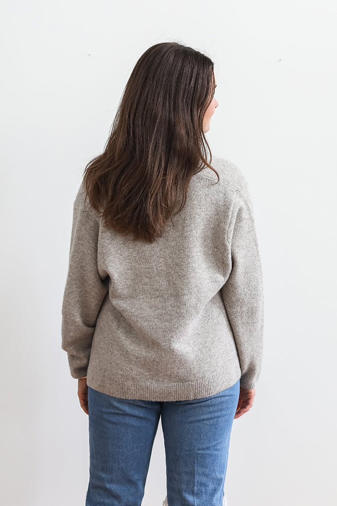 Cozy Up Grey Cardigan