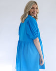 Blue mini dress for women from Favored And Common