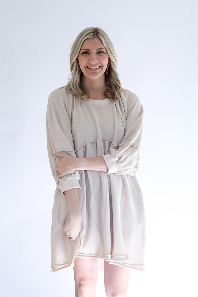 Slouchy mini dress for women from Favored And Common in North Carolina