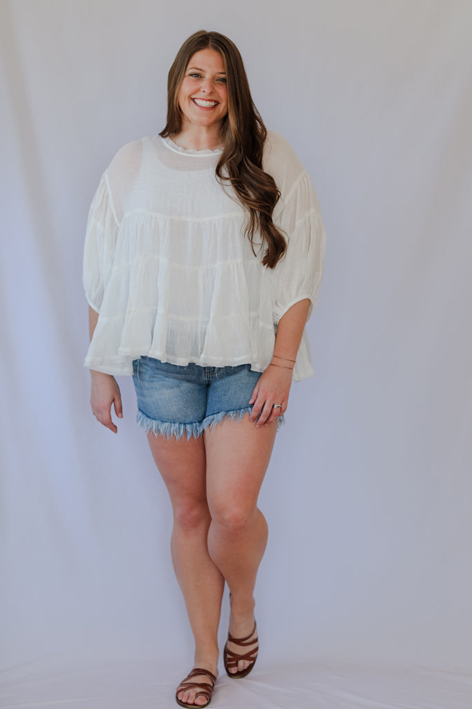 Distressed fringe shorts for women from Favored and Common in NC