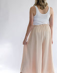 Wide leg flowy trousers with elastic waist from Favored and Common