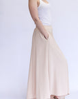 Wide leg satin pants outfit for women from Favored and Common