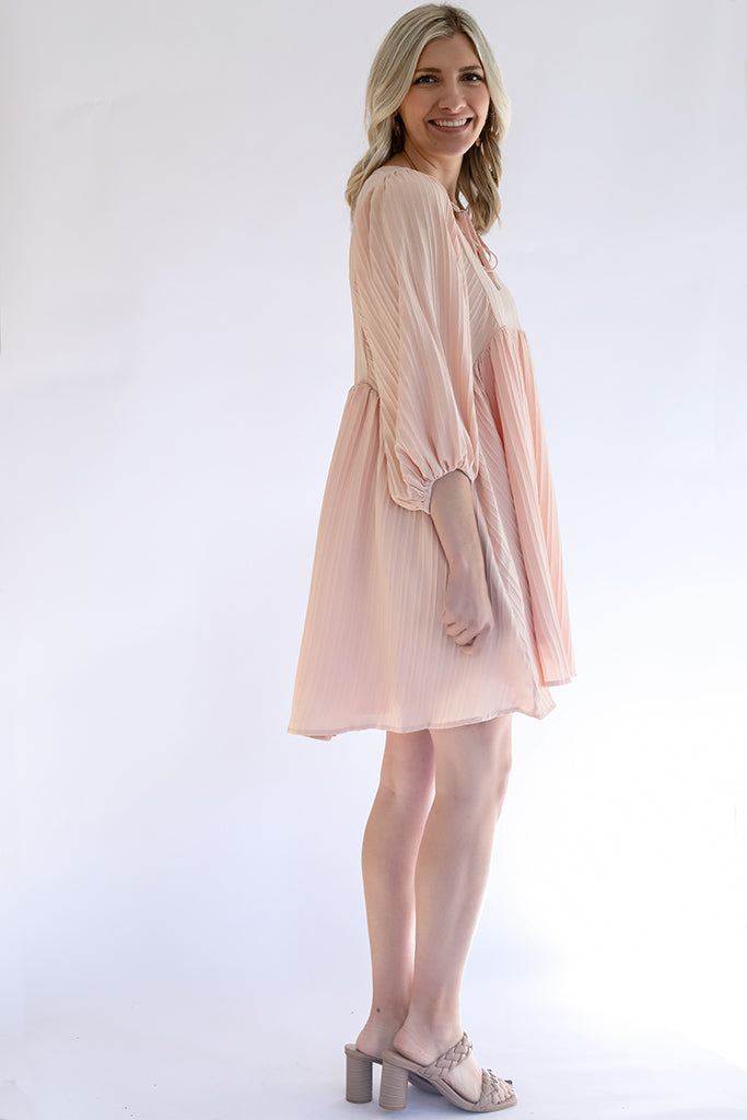 Women's blush pink dress from Favored and Common in NC